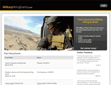 Tablet Screenshot of militaryhiringevents.com